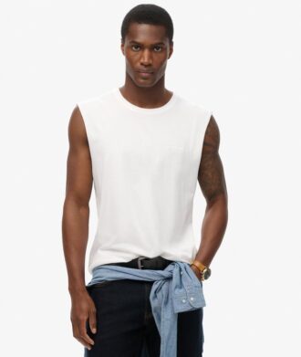 Μπλούζα χωρίς μανίκια με λογότυπο Organic Cotton Essential Μπλούζα χωρίς μανίκια με λογότυπο Organic Cotton Essential