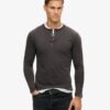 Μπλούζα Henley με μακριά μανίκια Μπλούζα Henley με μακριά μανίκια