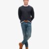 Μπλούζα Henley με μακριά μανίκια Μπλούζα Henley με μακριά μανίκια