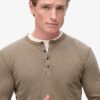 Μπλούζα Henley με μακριά μανίκια Μπλούζα Henley με μακριά μανίκια