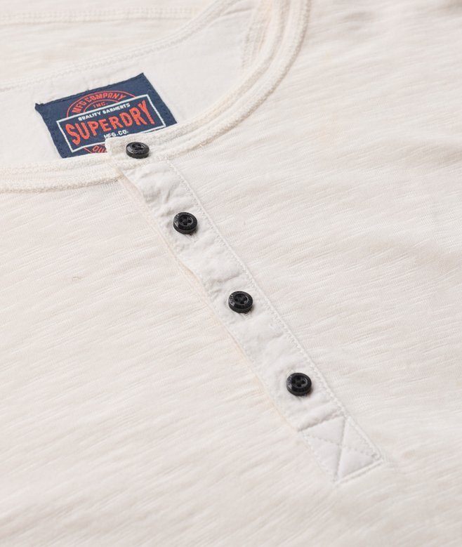 Μπλούζα Henley με μακριά μανίκια Μπλούζα Henley με μακριά μανίκια