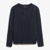 Μπλούζα Henley με μακριά μανίκια Μπλούζα Henley με μακριά μανίκια