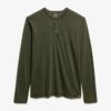 Μπλούζα Henley με μακριά μανίκια Μπλούζα Henley με μακριά μανίκια