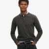 Μπλούζα Henley με Vintage υφή