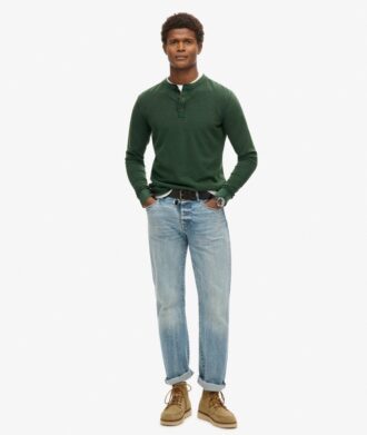 Μπλούζα Henley με Vintage υφή