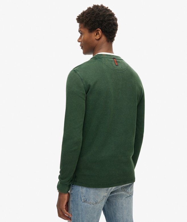 Μπλούζα Henley με Vintage υφή Μπλούζα Henley με Vintage υφή
