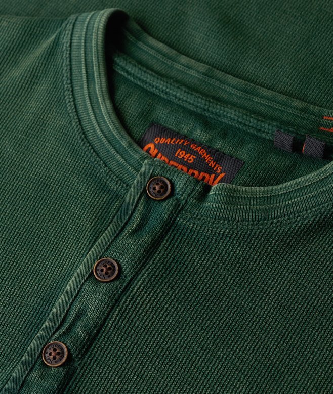 Μπλούζα Henley με Vintage υφή Μπλούζα Henley με Vintage υφή