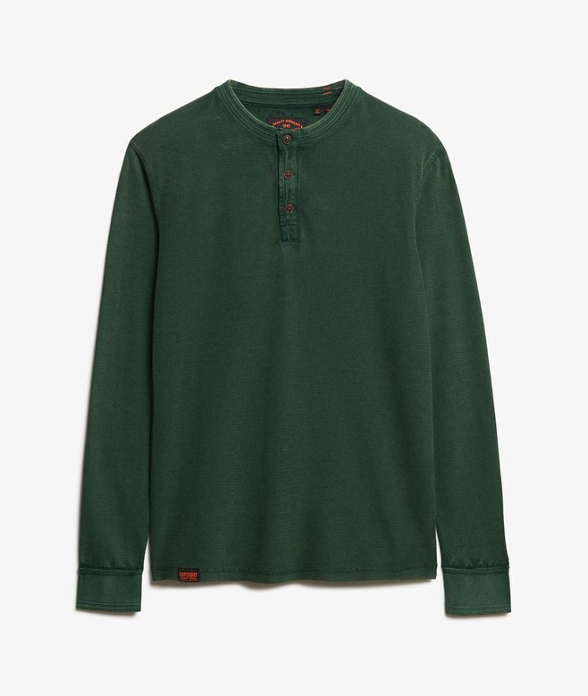 Μπλούζα Henley με Vintage υφή Μπλούζα Henley με Vintage υφή