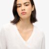 Μπλούζα με μακριά μανίκια και V-neck
