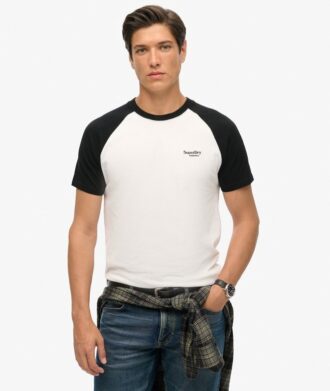 Μπλουζάκι μπέιζμπολ με λογότυπο Essential από Organic Cotton