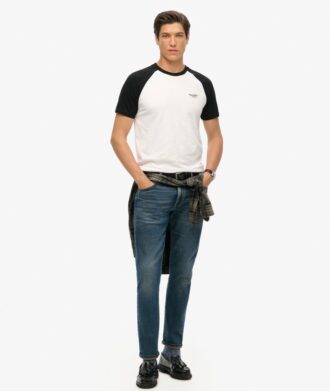 Μπλουζάκι μπέιζμπολ με λογότυπο Essential από Organic Cotton