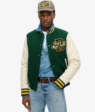 Μπουφάν Bomber από μαλλί Varsity