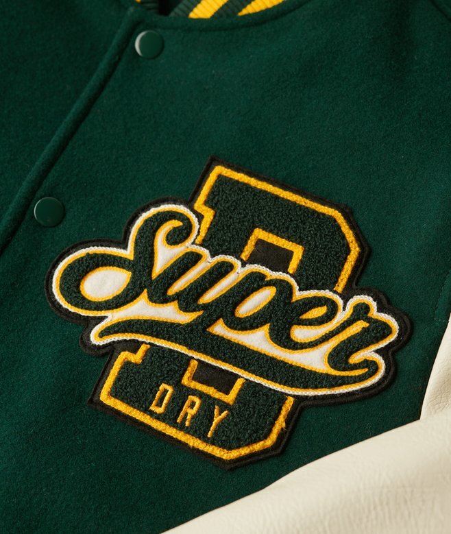 Μπουφάν Bomber από μαλλί Varsity Μπουφάν Bomber από μαλλί Varsity