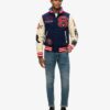 Μπουφάν Bomber με μπάλωμα College Varsity