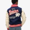 Μπουφάν Bomber με μπάλωμα College Varsity