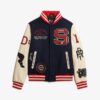 Μπουφάν Bomber με μπάλωμα College Varsity