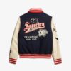 Μπουφάν Bomber με μπάλωμα College Varsity