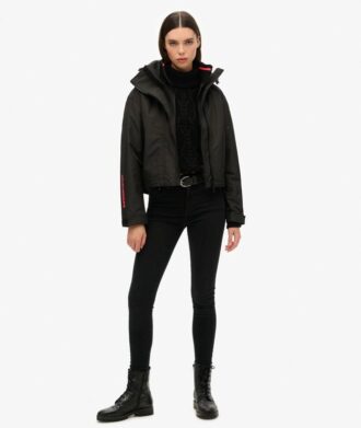 Μπουφάν Sd Windbreaker με κουκούλα και κεντήματα