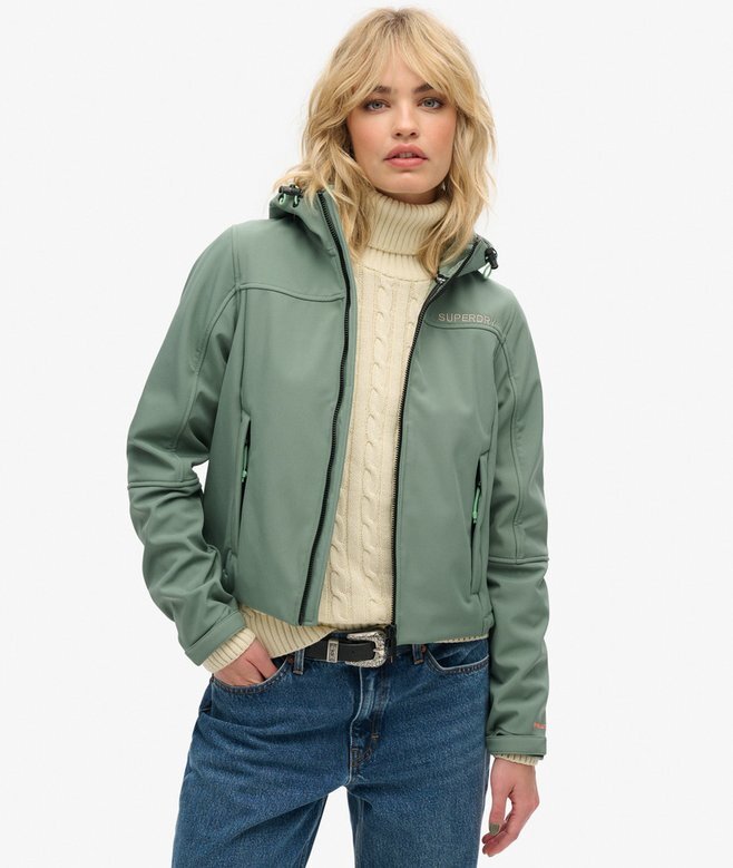 Μπουφάν Soft Shell Trekker με κουκούλα Μπουφάν Soft Shell Trekker με κουκούλα