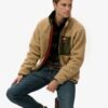Μπουφάν Vintage Retro Borg Fleece