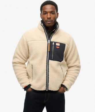 Μπουφάν Vintage Retro Borg Fleece