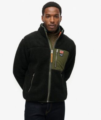 Μπουφάν Vintage Retro Borg Fleece Μπουφάν Vintage Retro Borg Fleece