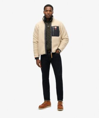 Μπουφάν Vintage Retro Borg Fleece