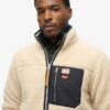Μπουφάν Vintage Retro Borg Fleece