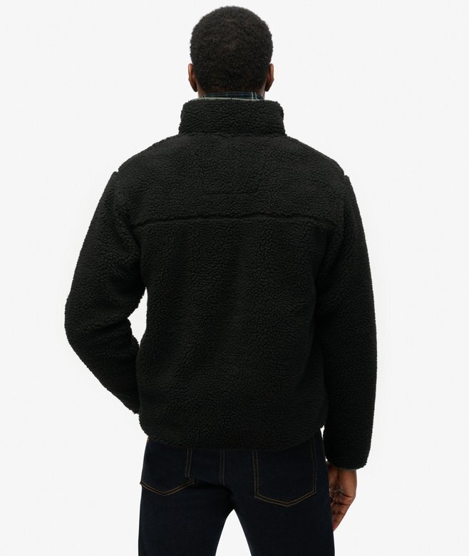 Μπουφάν Vintage Retro Borg Fleece Μπουφάν Vintage Retro Borg Fleece