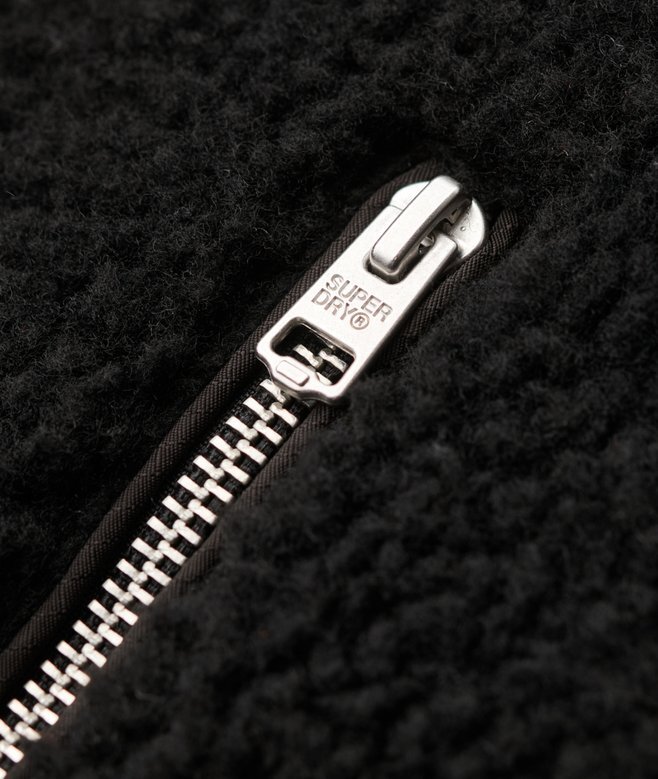 Μπουφάν Vintage Retro Borg Fleece Μπουφάν Vintage Retro Borg Fleece