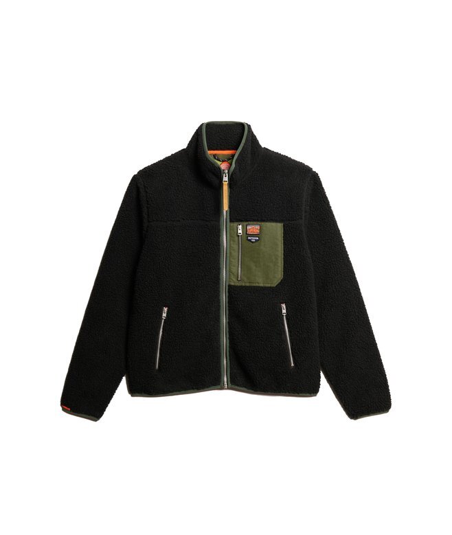 Μπουφάν Vintage Retro Borg Fleece Μπουφάν Vintage Retro Borg Fleece
