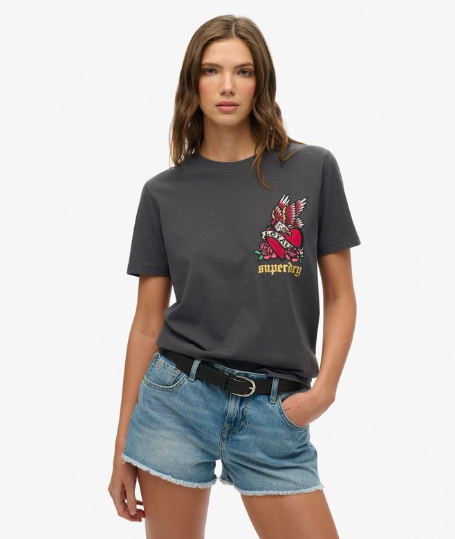 Old School Tattoo Relaxed T-shirt Old School Tattoo Relaxed T-shirt