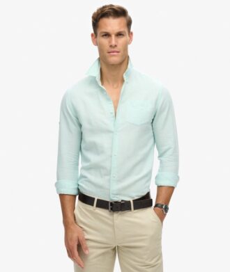 Organic Cotton Studios Λινό πουκάμισο με κουμπιά