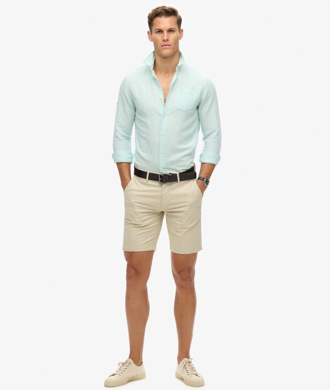 Organic Cotton Studios Λινό πουκάμισο με κουμπιά Organic Cotton Studios Λινό πουκάμισο με κουμπιά