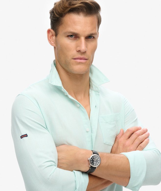 Organic Cotton Studios Λινό πουκάμισο με κουμπιά Organic Cotton Studios Λινό πουκάμισο με κουμπιά