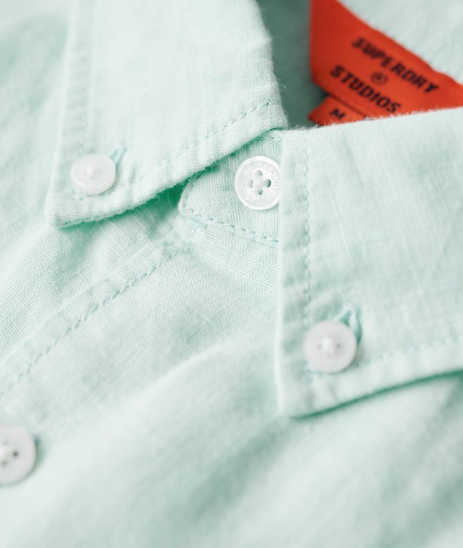 Organic Cotton Studios Λινό πουκάμισο με κουμπιά Organic Cotton Studios Λινό πουκάμισο με κουμπιά