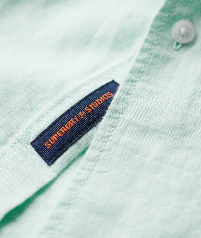 Organic Cotton Studios Λινό πουκάμισο με κουμπιά Organic Cotton Studios Λινό πουκάμισο με κουμπιά