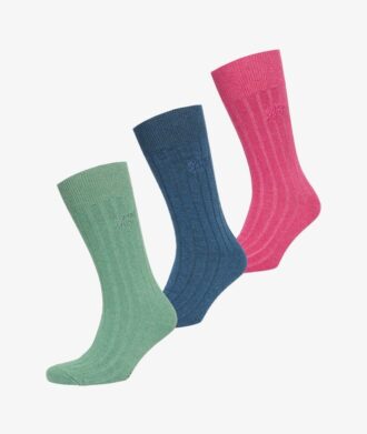 Organic Cotton Unisex Core Rib Κάλτσα 3 Pack