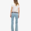 Organic Cotton Vintage χαμηλής μέσης με στενή γραμμή και φαρδιά πόδια