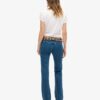 Organic Cotton Vintage χαμηλής μέσης με στενή γραμμή και φαρδιά πόδια