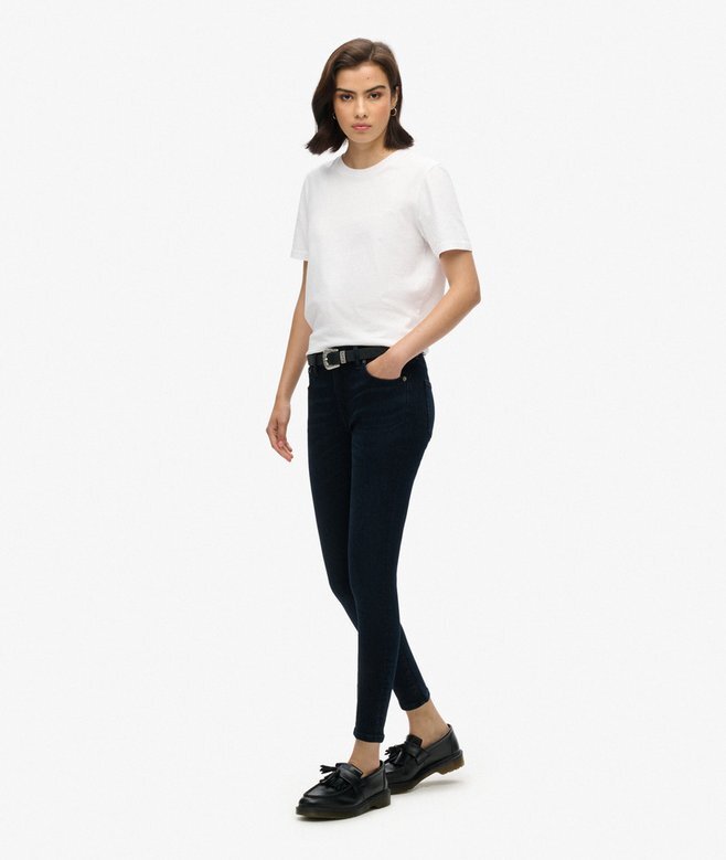 Organic Cotton Vintage Mid Rise Skinny Τζιν Organic Cotton Vintage Mid Rise Skinny Τζιν