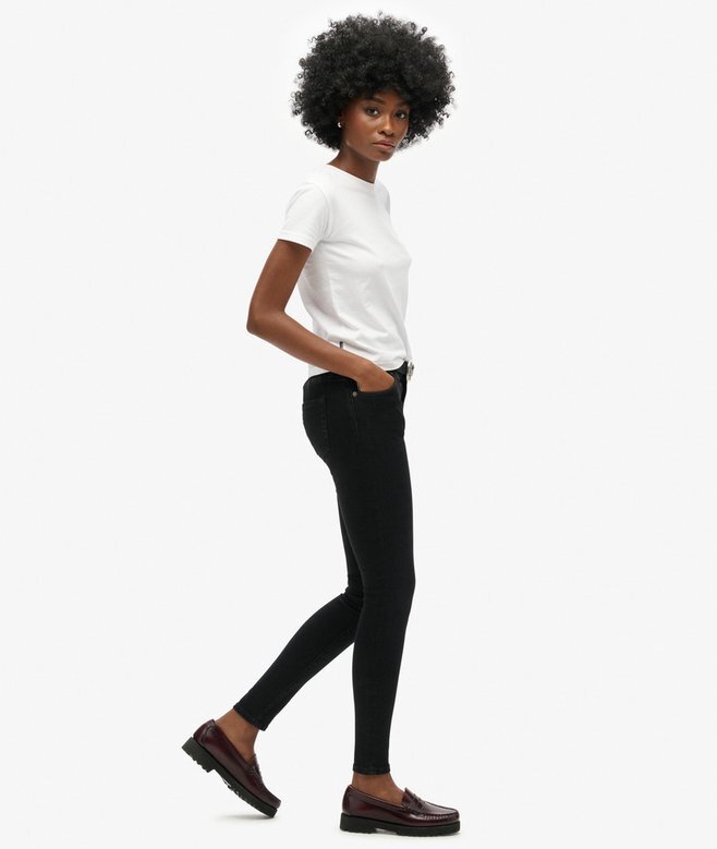 Organic Cotton Vintage Mid Rise Skinny Τζιν Organic Cotton Vintage Mid Rise Skinny Τζιν
