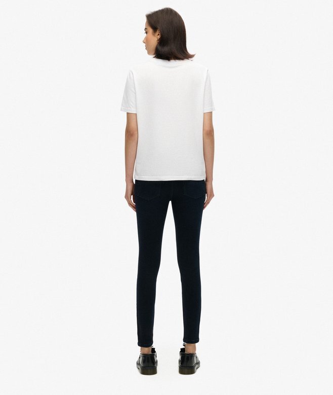 Organic Cotton Vintage Mid Rise Skinny Τζιν Organic Cotton Vintage Mid Rise Skinny Τζιν