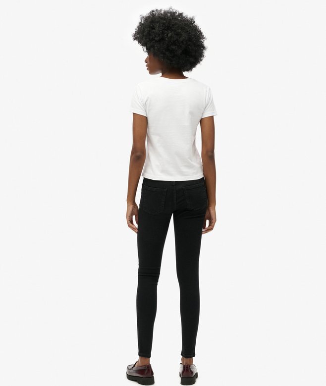 Organic Cotton Vintage Mid Rise Skinny Τζιν Organic Cotton Vintage Mid Rise Skinny Τζιν