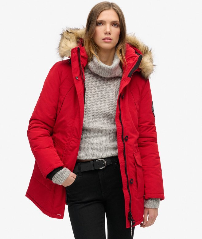 Παλτό Everest Hooded από συνθετική γούνα Παλτό Everest Hooded από συνθετική γούνα