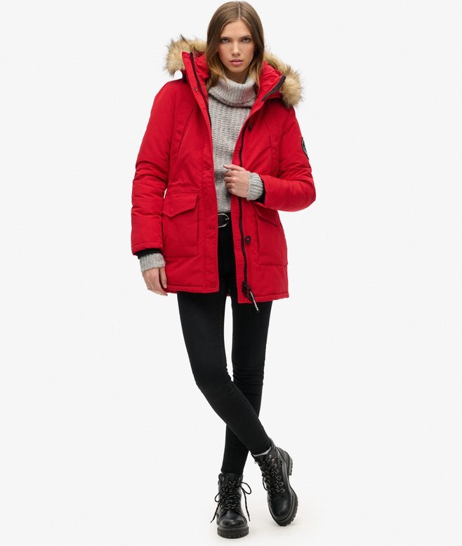Παλτό Everest Hooded από συνθετική γούνα Παλτό Everest Hooded από συνθετική γούνα