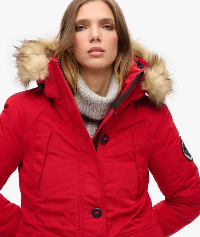 Παλτό Everest Hooded από συνθετική γούνα Παλτό Everest Hooded από συνθετική γούνα