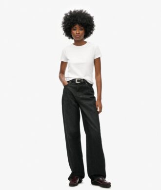 Παντελόνι τζιν με φαρδιά γραμμή από Organic Cotton Παντελόνι τζιν με φαρδιά γραμμή από Organic Cotton
