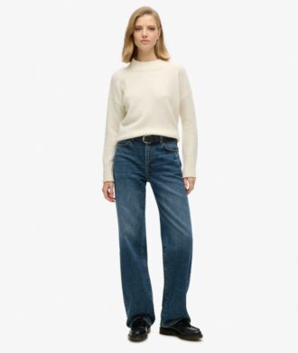 Παντελόνι τζιν με φαρδιά γραμμή από Organic Cotton