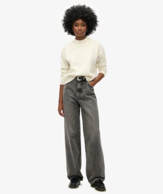 Παντελόνι τζιν με φαρδιά γραμμή από Organic Cotton